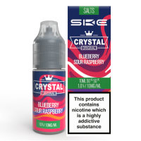 SKE Crystal  - 10ml Nic Salt E-Liquid - Blue Sour Raspberry